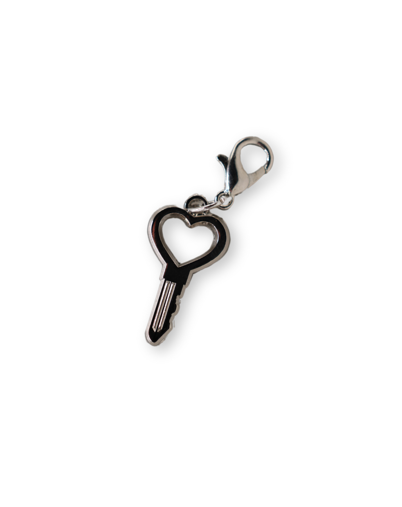 Heart Key - Hard Enamel Charm