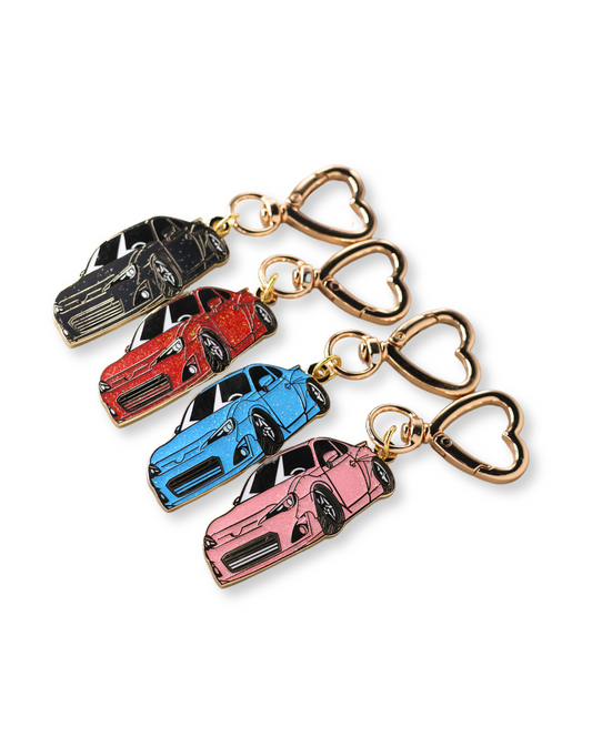 FRS BRZ GT86 : Glitter Metal Keychain