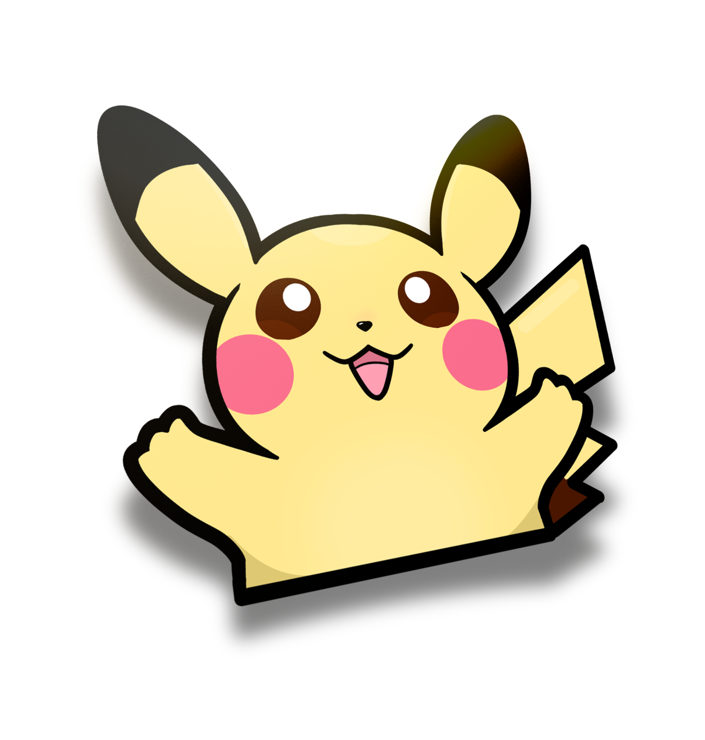 "Electric" Car - Vinyl Peeker Sticker