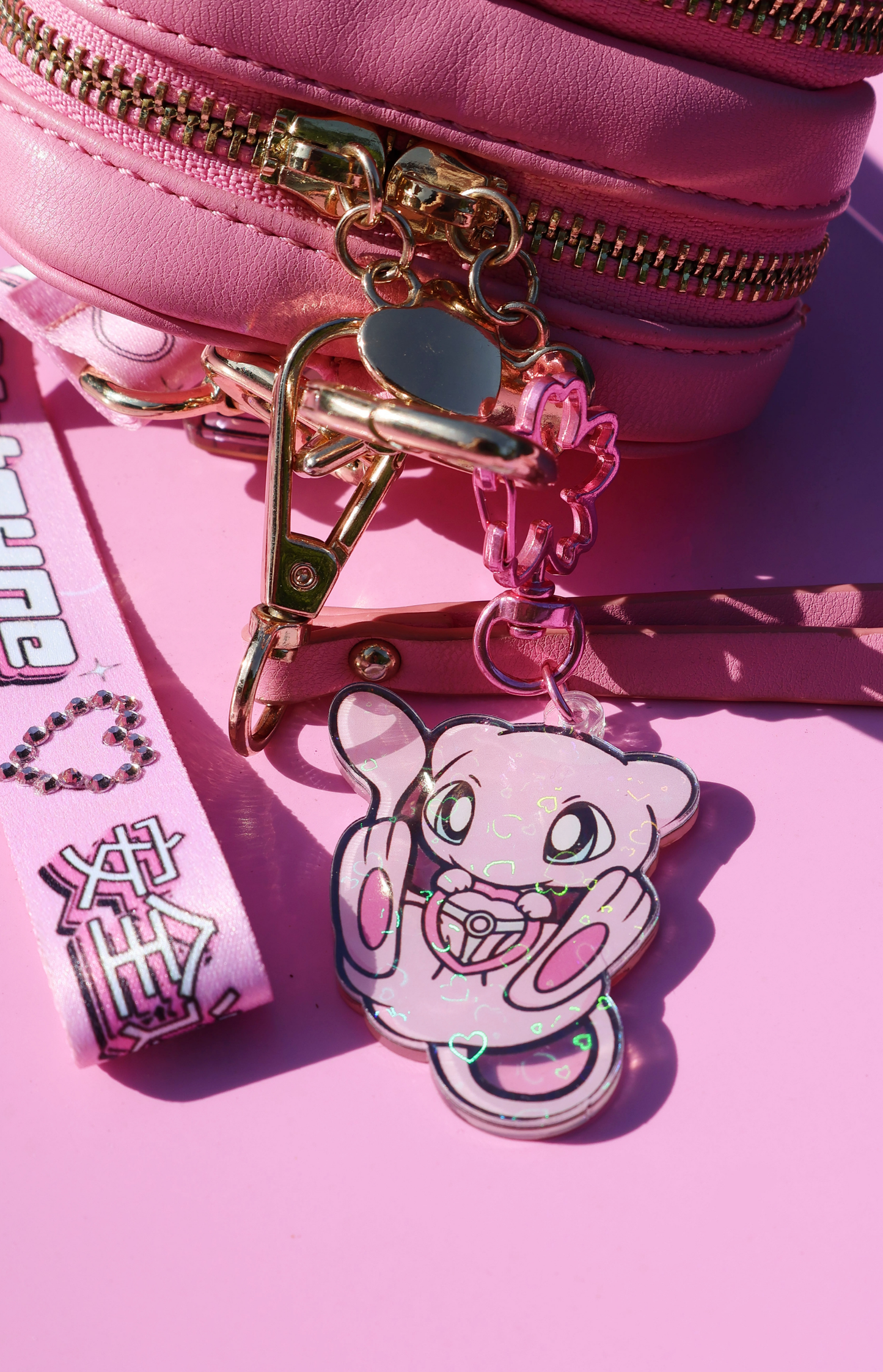 Race Mew: Acrylic Keychain