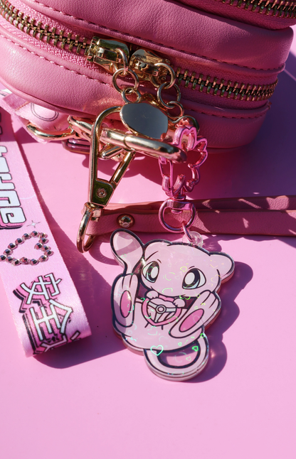 Race Mew: Acrylic Keychain