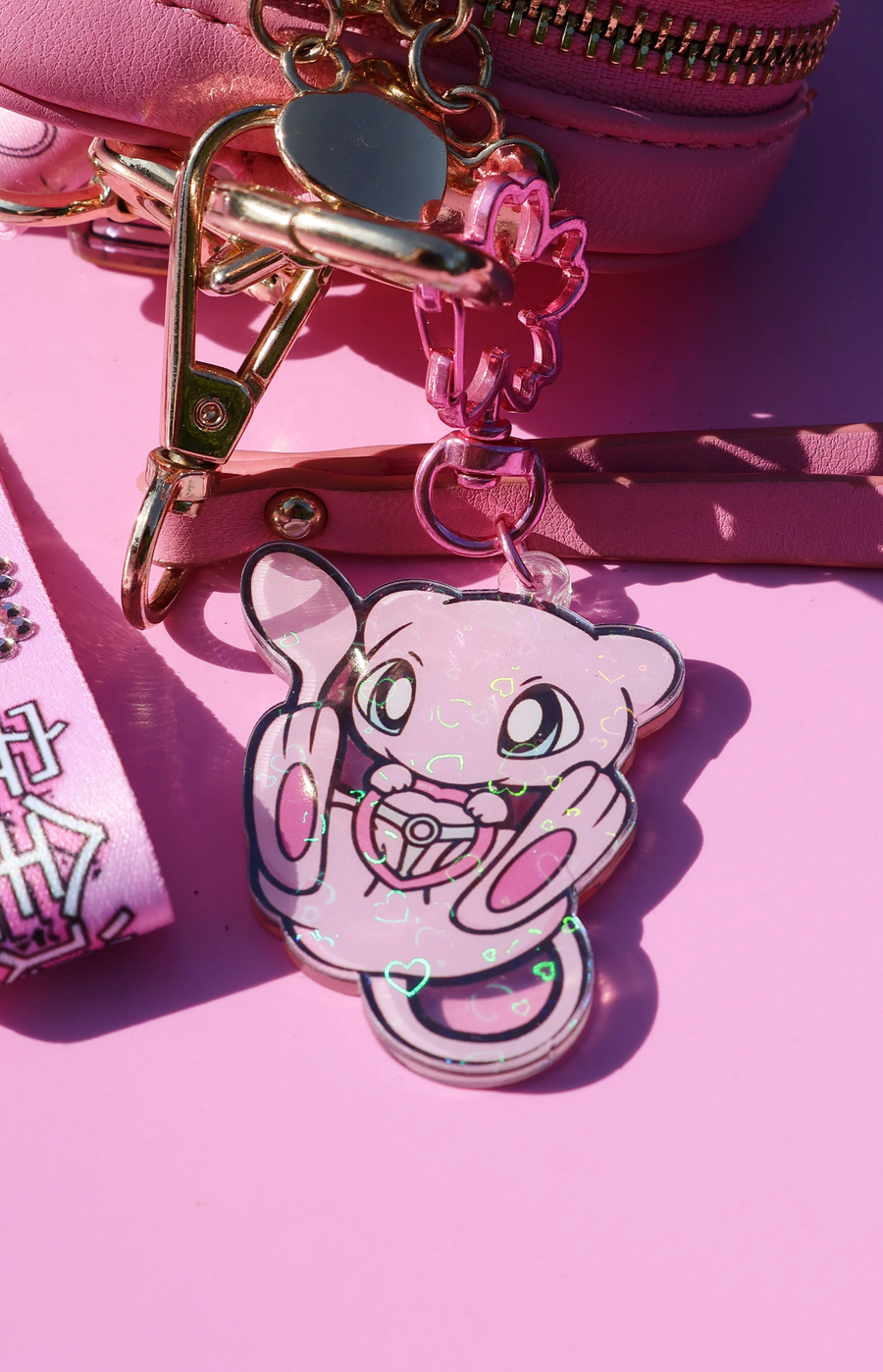 Race Mew: Acrylic Keychain