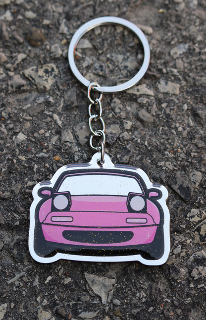 Mirror Car : Acrylic Keychain