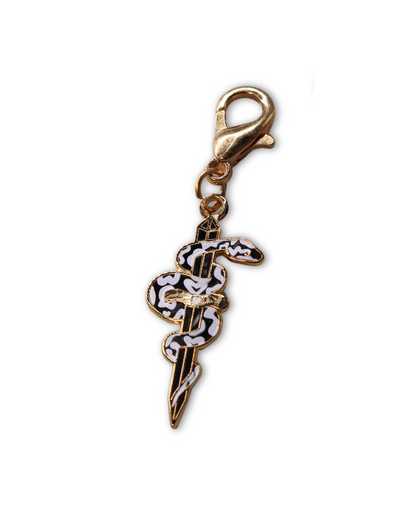 Snake & Dagger - Hard Enamel Charm