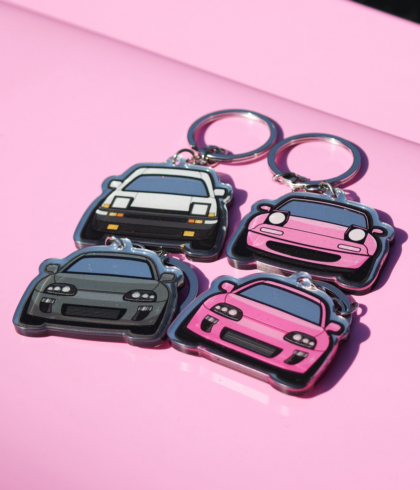 Mirror Car : Acrylic Keychain