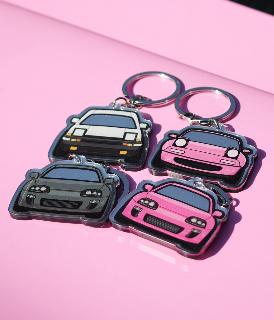 Mirror Car : Acrylic Keychain
