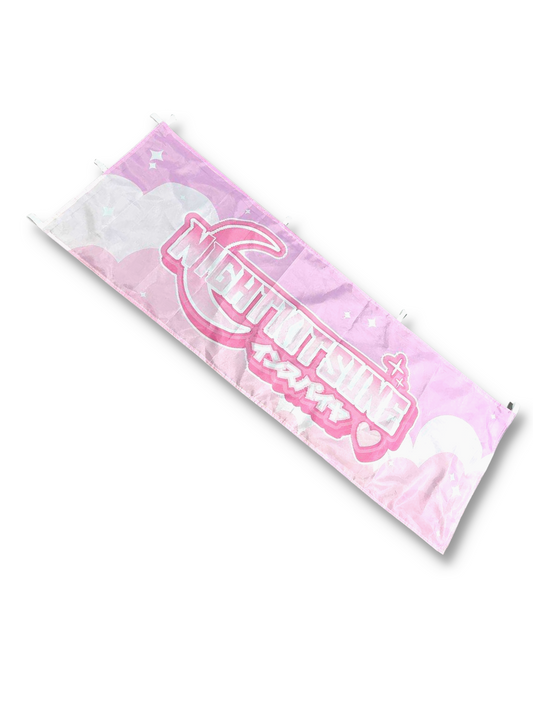 Nightkitsune Pink Skies - Nobori Flag