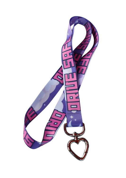 Drive Safe Electric Skies- Lanyard