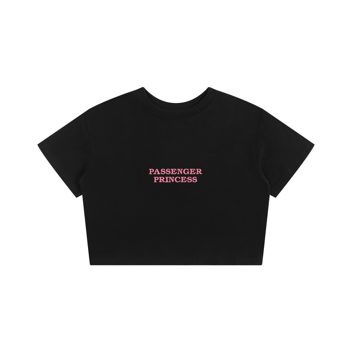 Passenger Princess Embroidered - Baby Tee T-Shirt White
