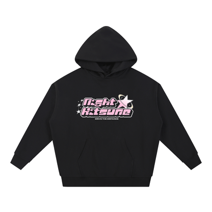 Kitsune Drift Racer - Heavyweight Hoodie