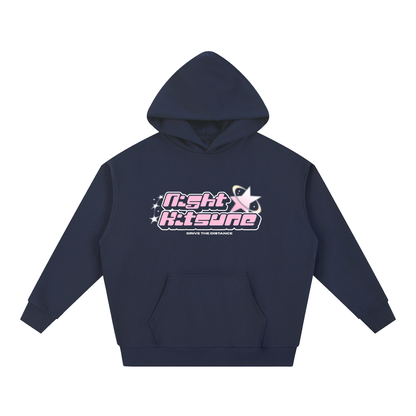 Kitsune Drift Racer - Heavyweight Hoodie