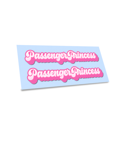 Passenger Princess Mini - Stickers 2 pack