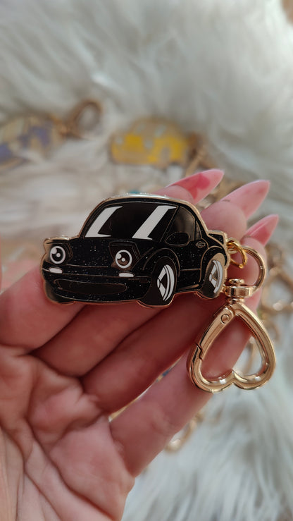 Miata : Glitter Metal Keychain