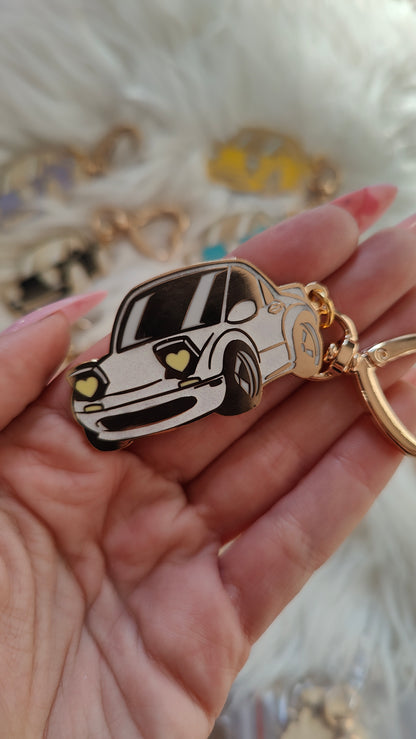 Miata : Glitter Metal Keychain