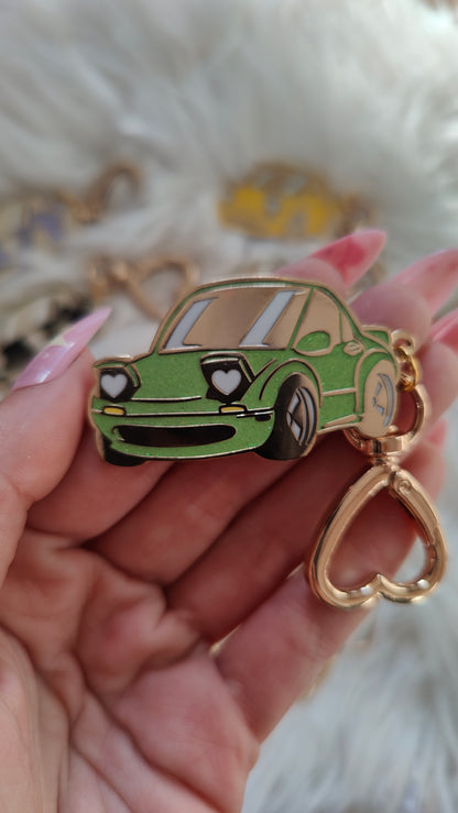 Miata : Glitter Metal Keychain