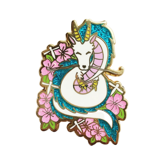 Blossom Dragon: Hard Enamel Pin