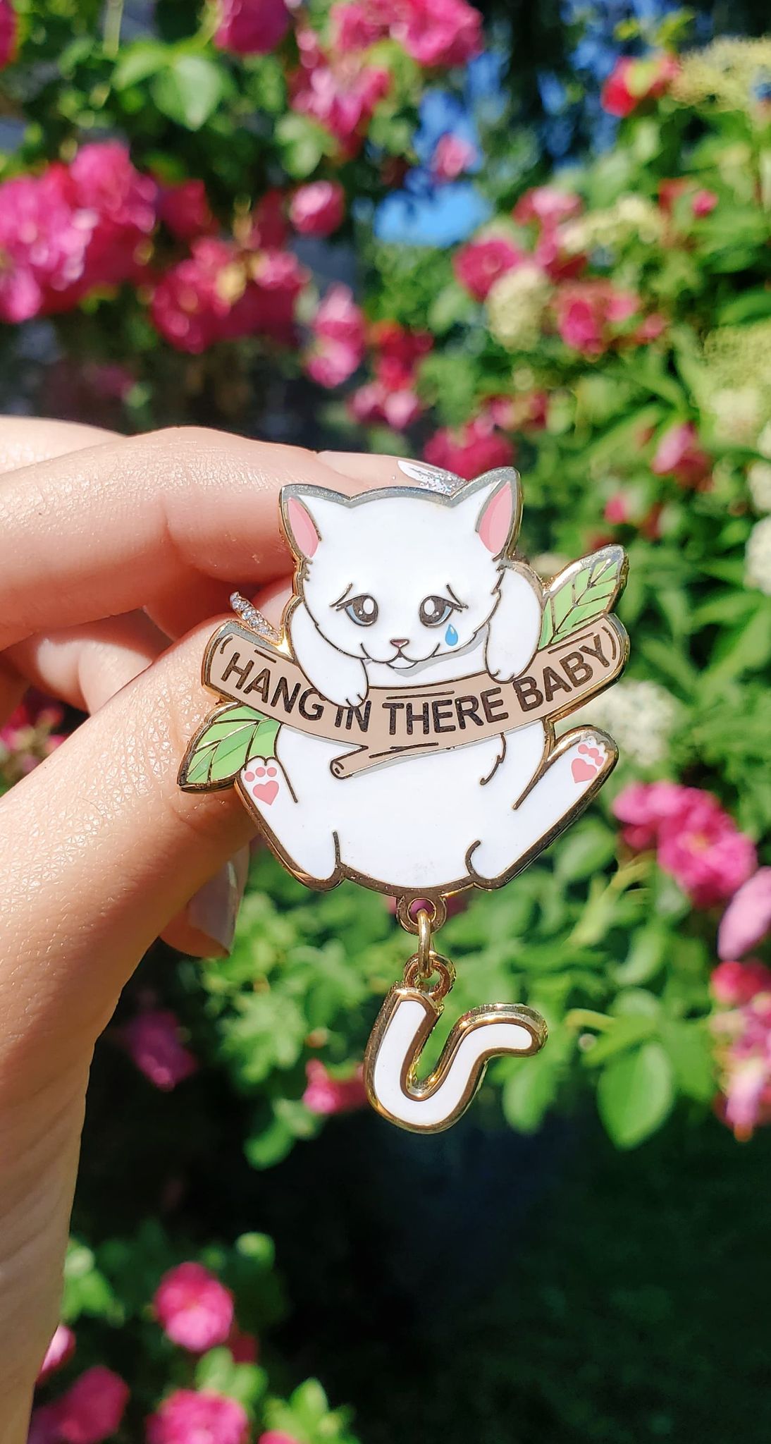 Hang In There Baby! - Hard Enamel Pin