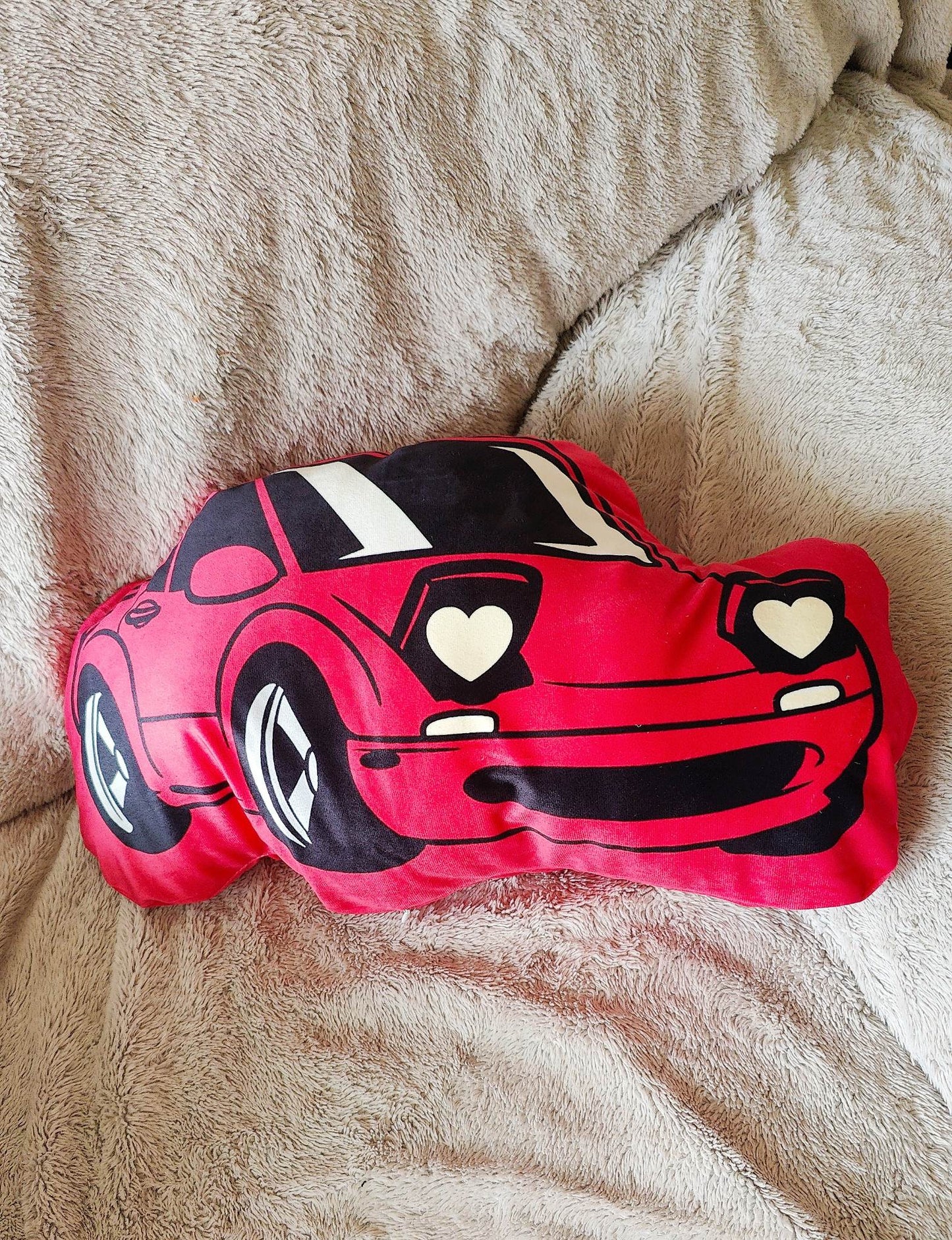 Miata Red : Plush Pillow