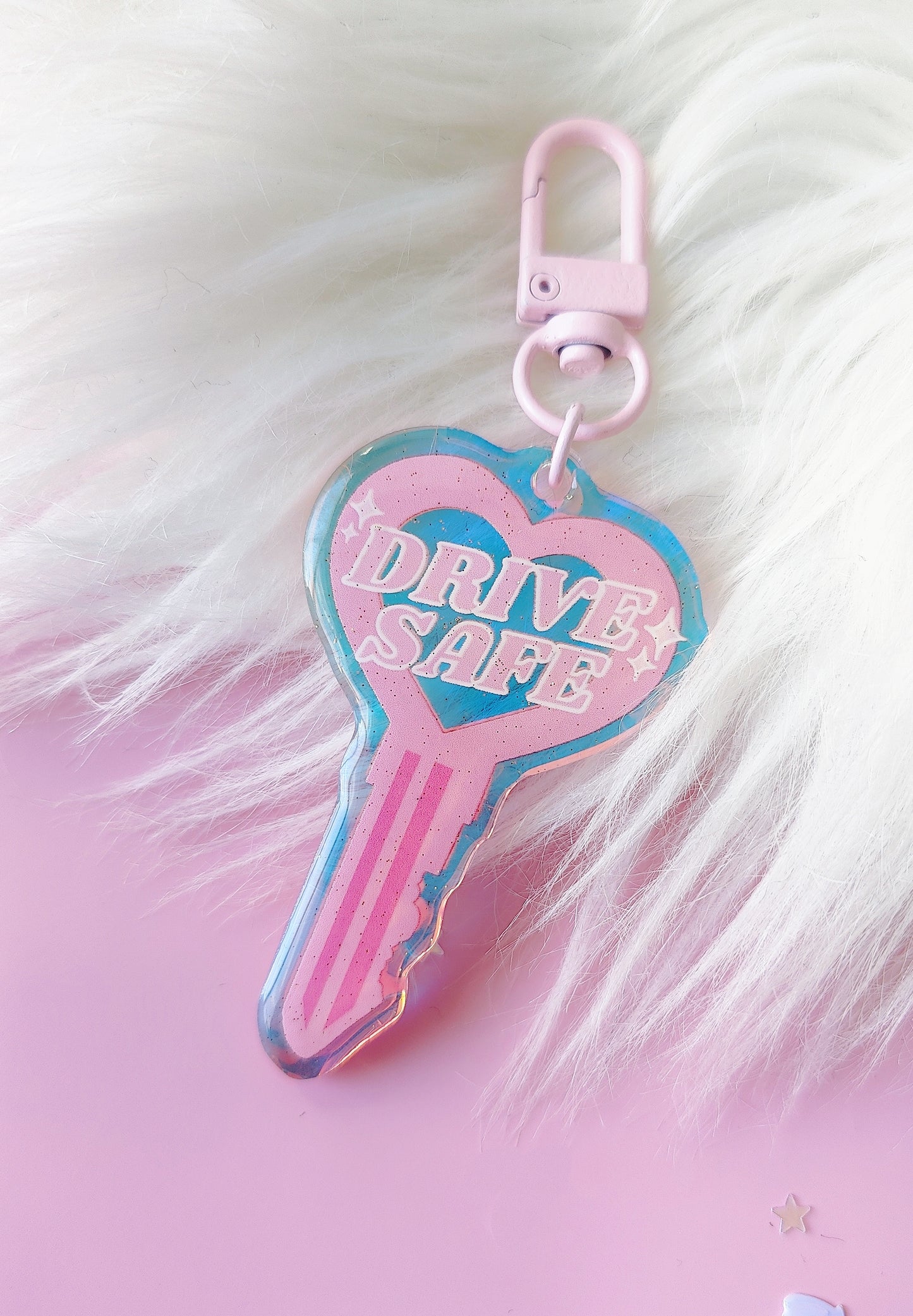 Drive Safe Key : Acrylic Keychain