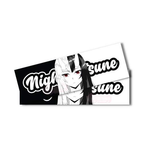 Nightkitsune Two Faced - Slap Sticker