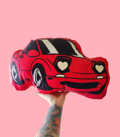 Miata Red : Plush Pillow