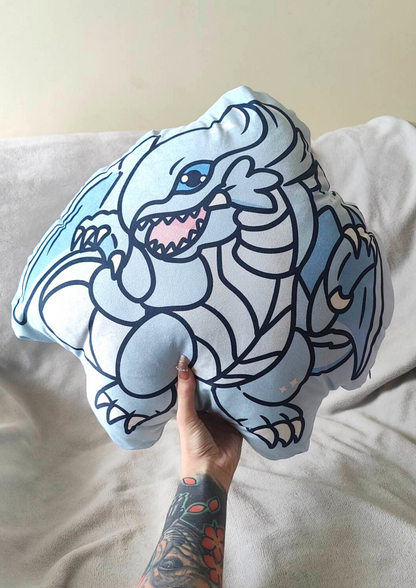 Blue Eyed Dragon! : Plush Pillow