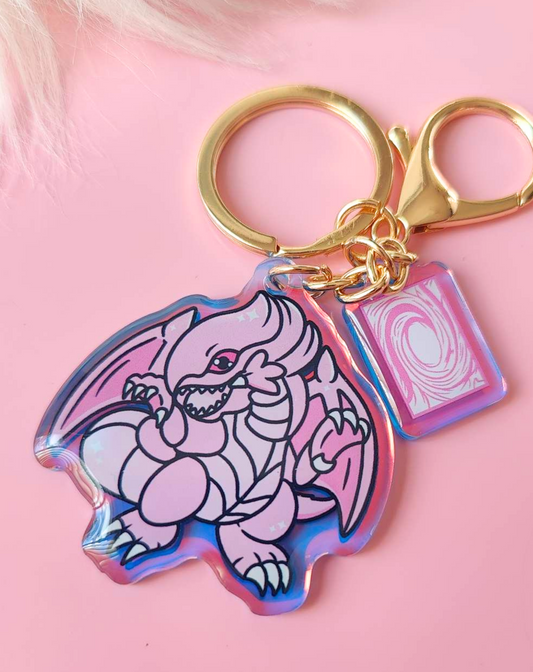 PinkEyed Dragon! : Acrylic Keychain