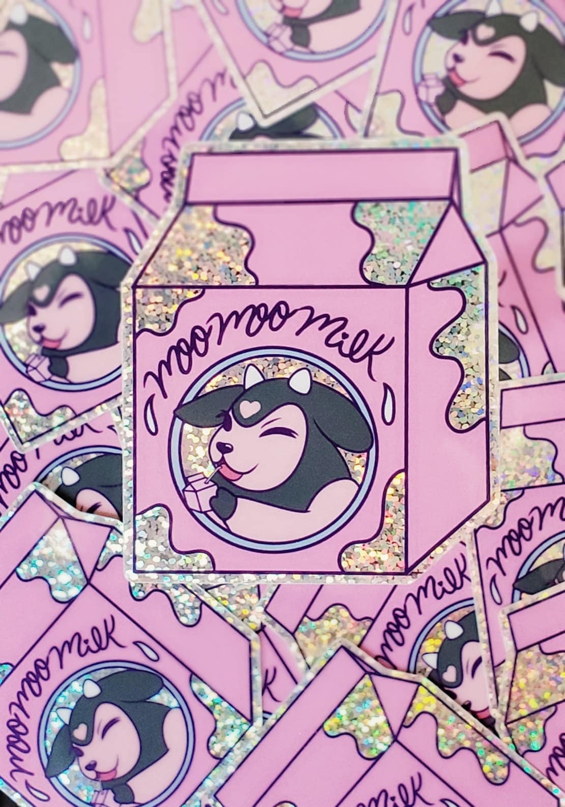 MooMoo Milk Vinyl Sticker